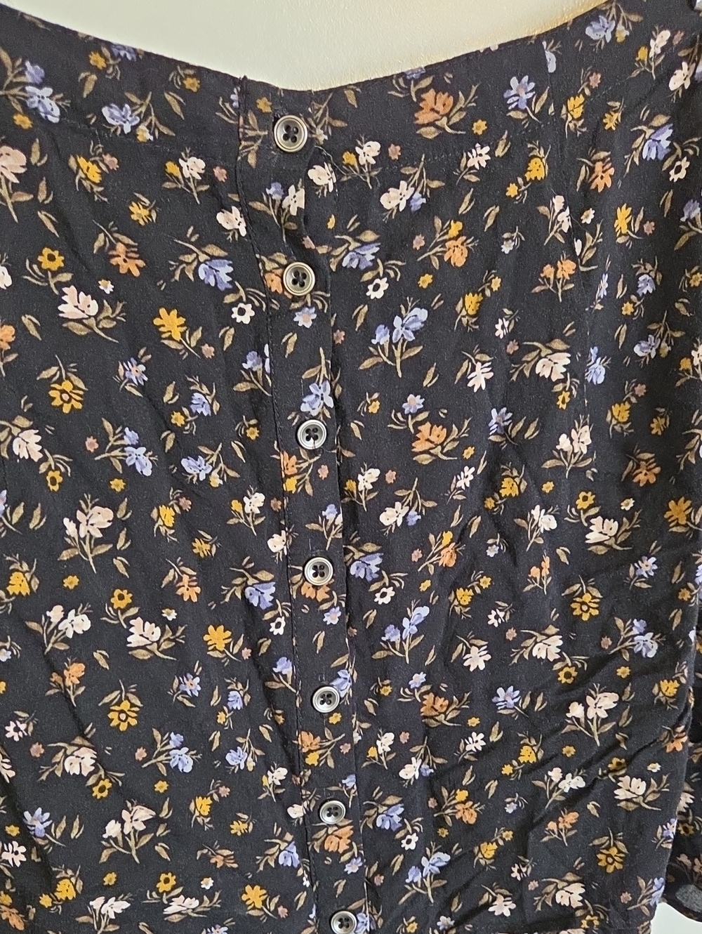 Free People She's A Dime Floral Button Down Skirt Small - Picture 5 of 10